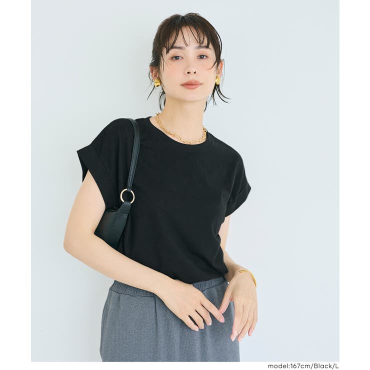 〈４サイズ展開〉フレンチスリーブTシャツ | coca | 詳細画像13 