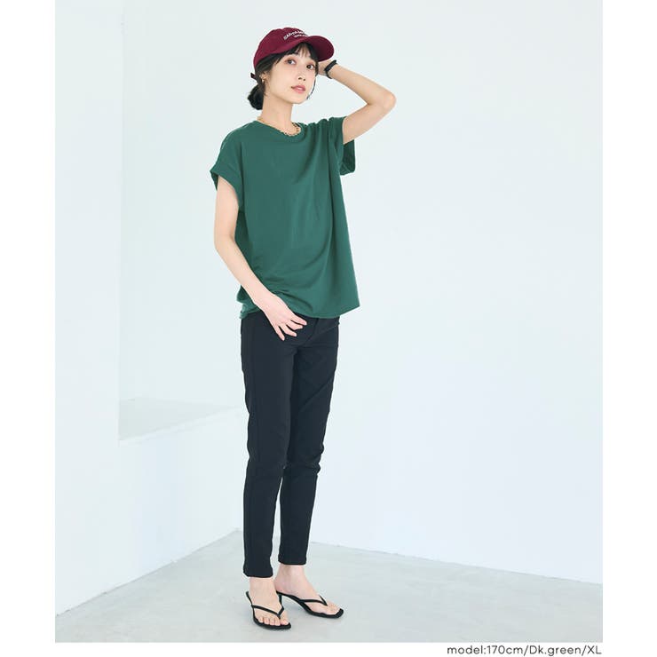 〈４サイズ展開〉フレンチスリーブTシャツ | coca | 詳細画像17 