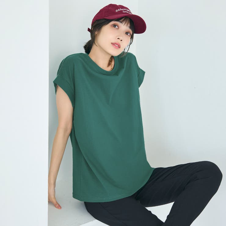 〈４サイズ展開〉フレンチスリーブTシャツ | coca | 詳細画像1 