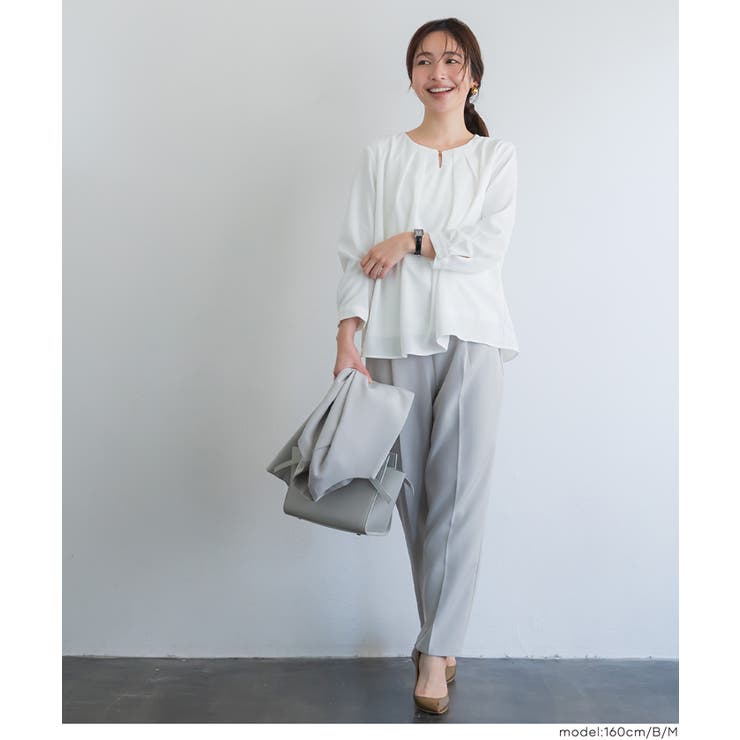 ノーカラーブラウス | coca | 詳細画像16 