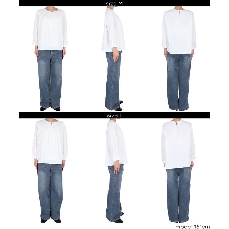 ノーカラーブラウス | coca | 詳細画像20 