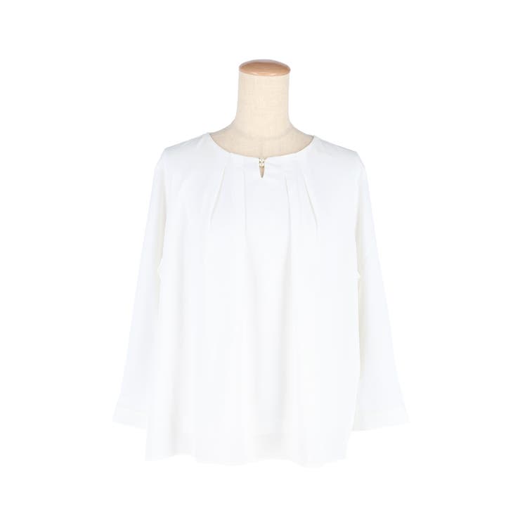 ノーカラーブラウス | coca | 詳細画像2 