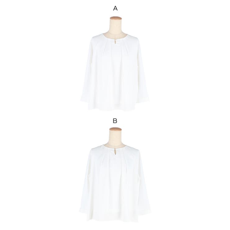 ノーカラーブラウス | coca | 詳細画像22 