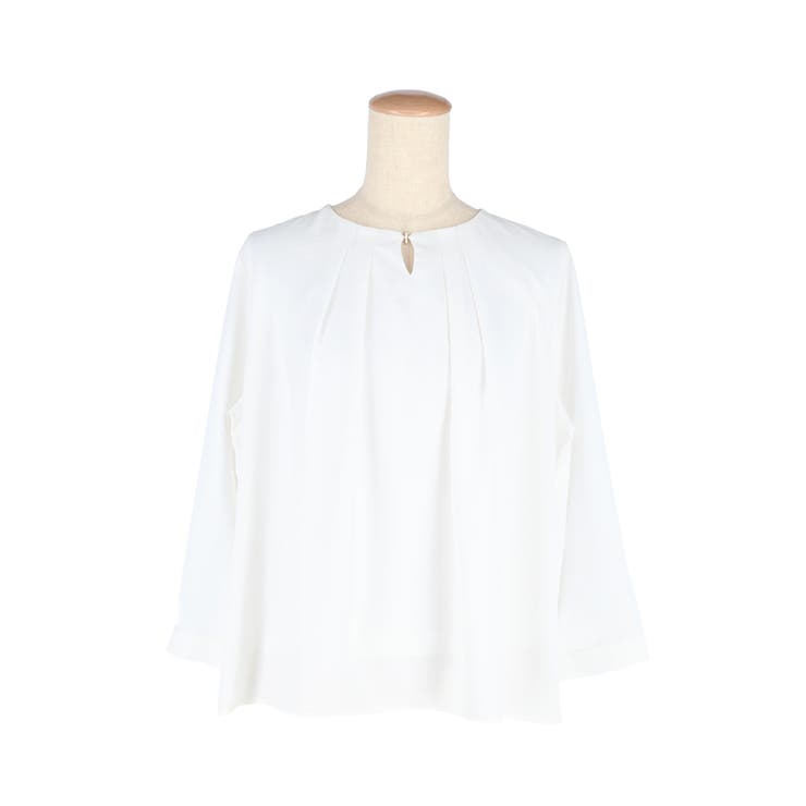 ノーカラーブラウス | coca | 詳細画像3 