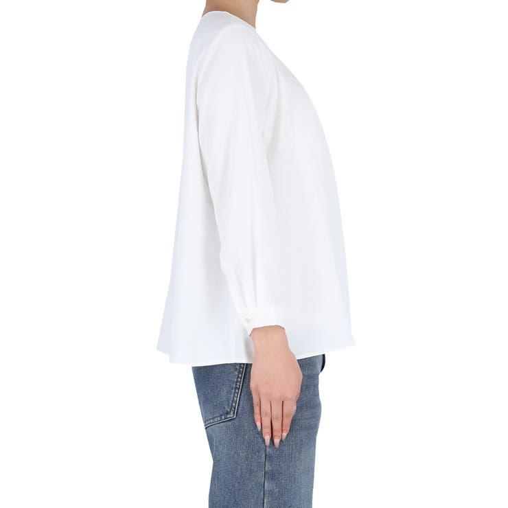 ノーカラーブラウス | coca | 詳細画像5 