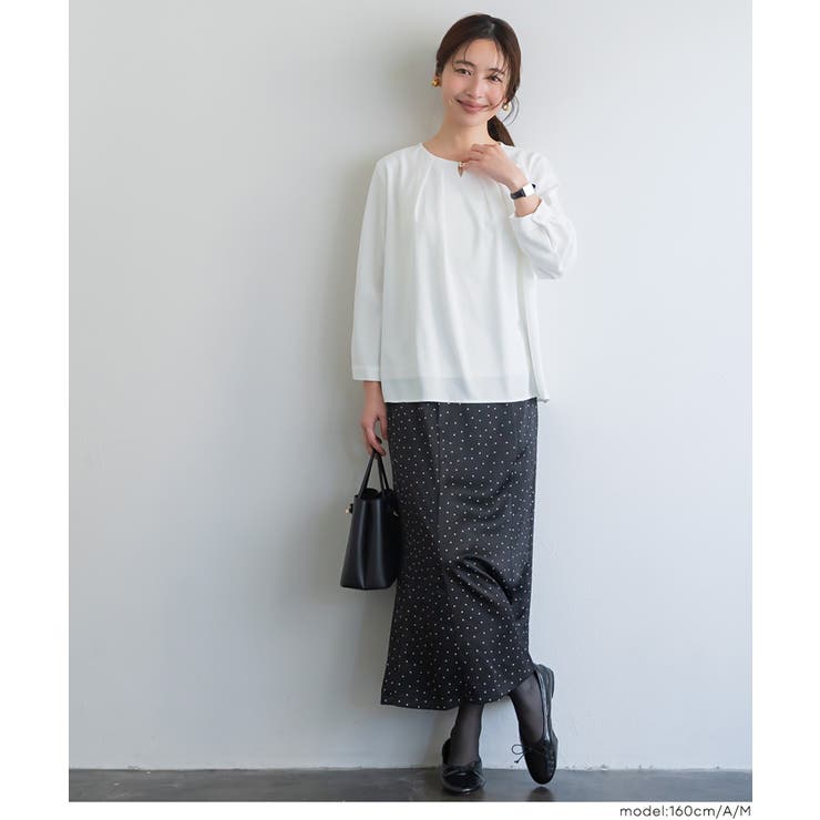 ノーカラーブラウス | coca | 詳細画像10 