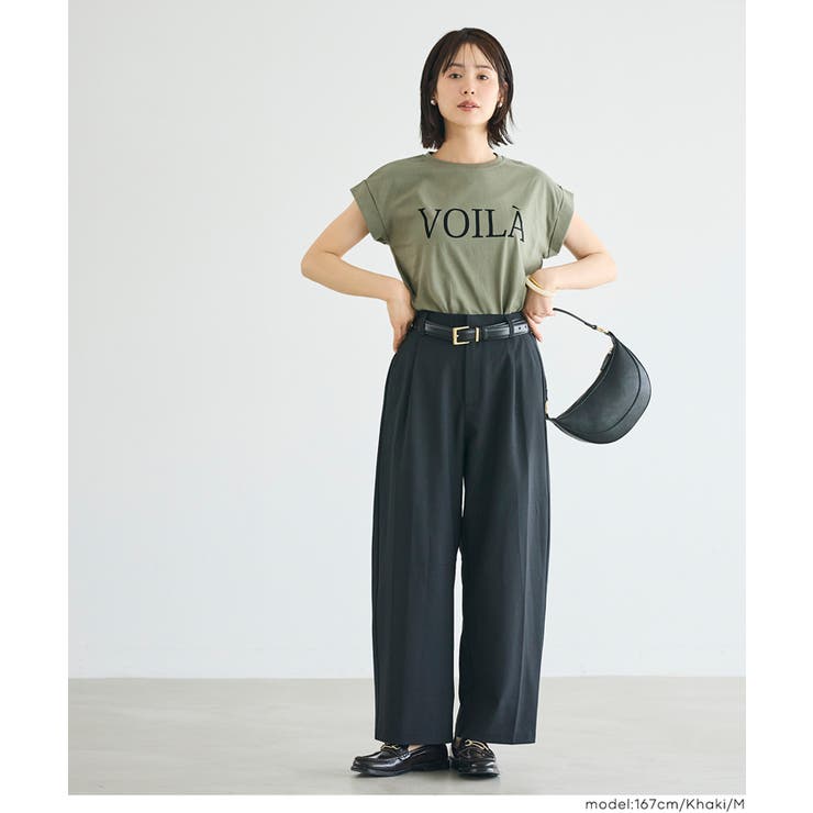〈４サイズ展開〉フレンチスリーブプリントTシャツ | coca | 詳細画像14 