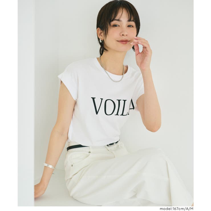 〈４サイズ展開〉フレンチスリーブプリントTシャツ | coca | 詳細画像19 