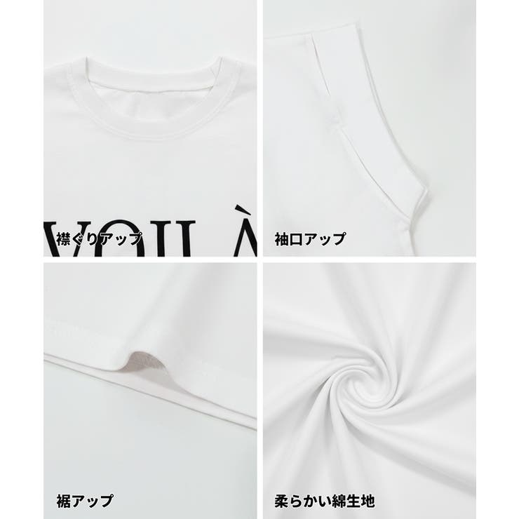 〈４サイズ展開〉フレンチスリーブプリントTシャツ | coca | 詳細画像26 