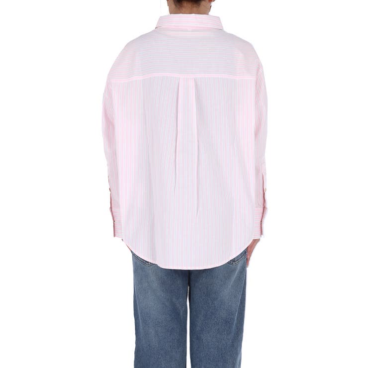 ストライプ金釦オーバーサイズシャツ | coca | 詳細画像6 