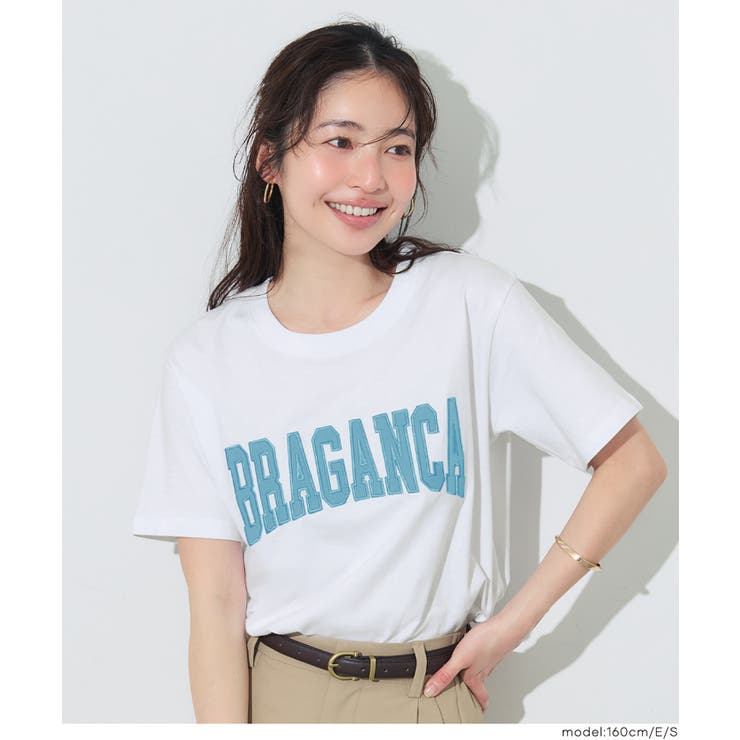 [E] | 〈26ss新色登場〉着回し力抜群！シンプル可愛いクルーネックロゴTシャツ | coca