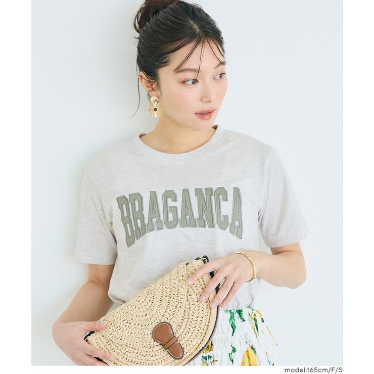 [F] | 〈26ss新色登場〉着回し力抜群！シンプル可愛いクルーネックロゴTシャツ | coca