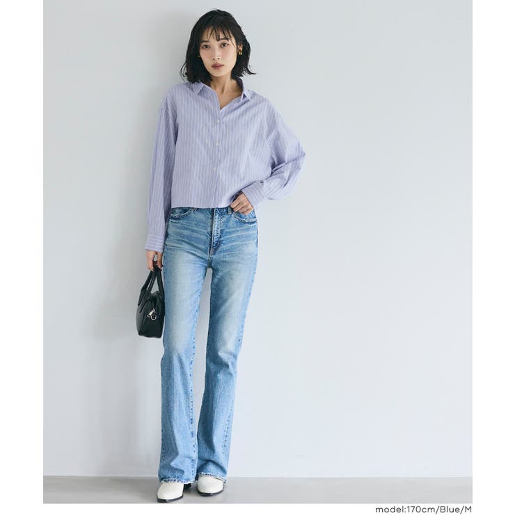 クロップドオックスシャツ | coca | 詳細画像11 