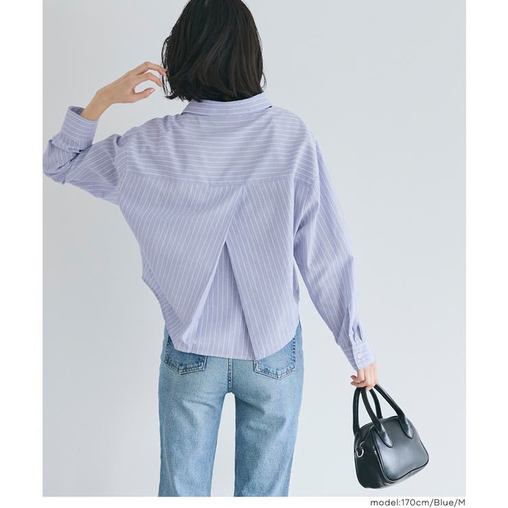 クロップドオックスシャツ | coca | 詳細画像15 