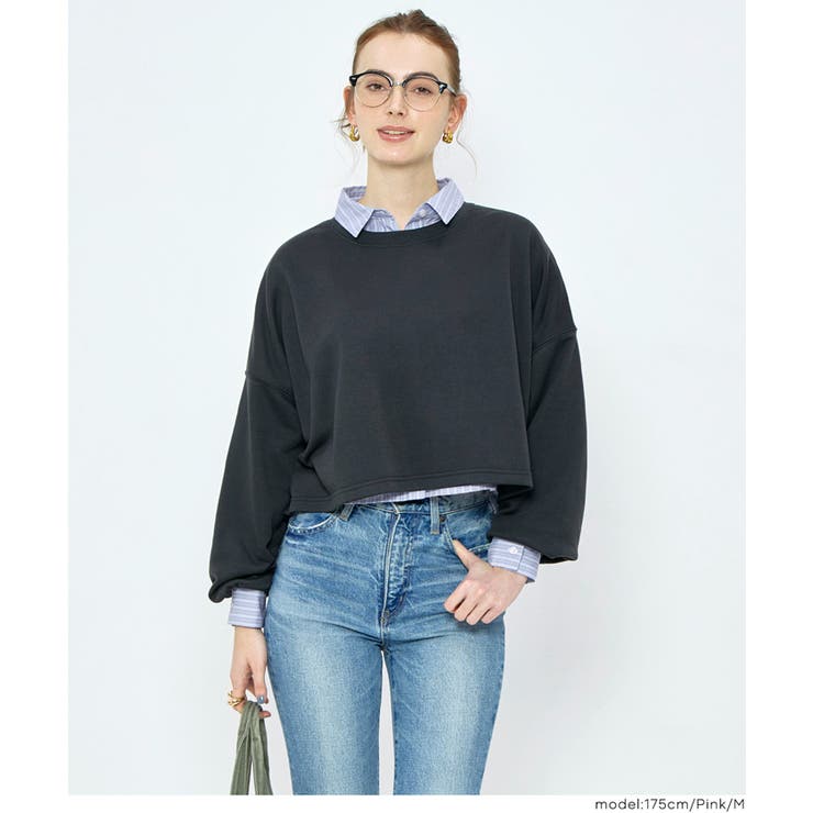 クロップドオックスシャツ | coca | 詳細画像17 