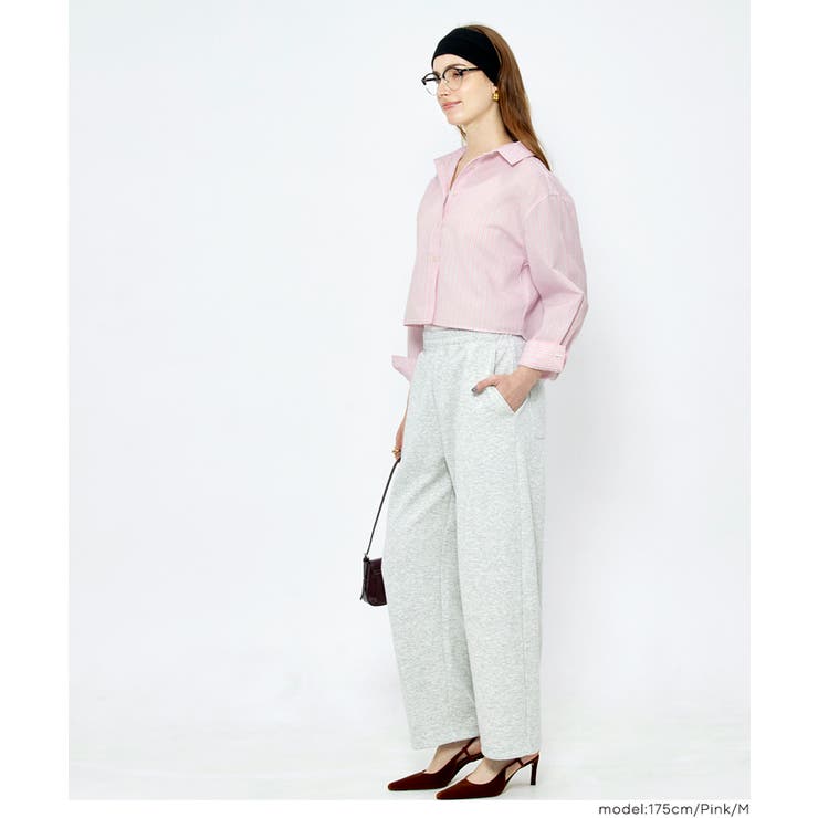 クロップドオックスシャツ | coca | 詳細画像8 