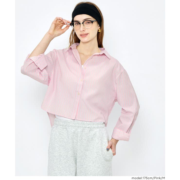 クロップドオックスシャツ | coca | 詳細画像9 