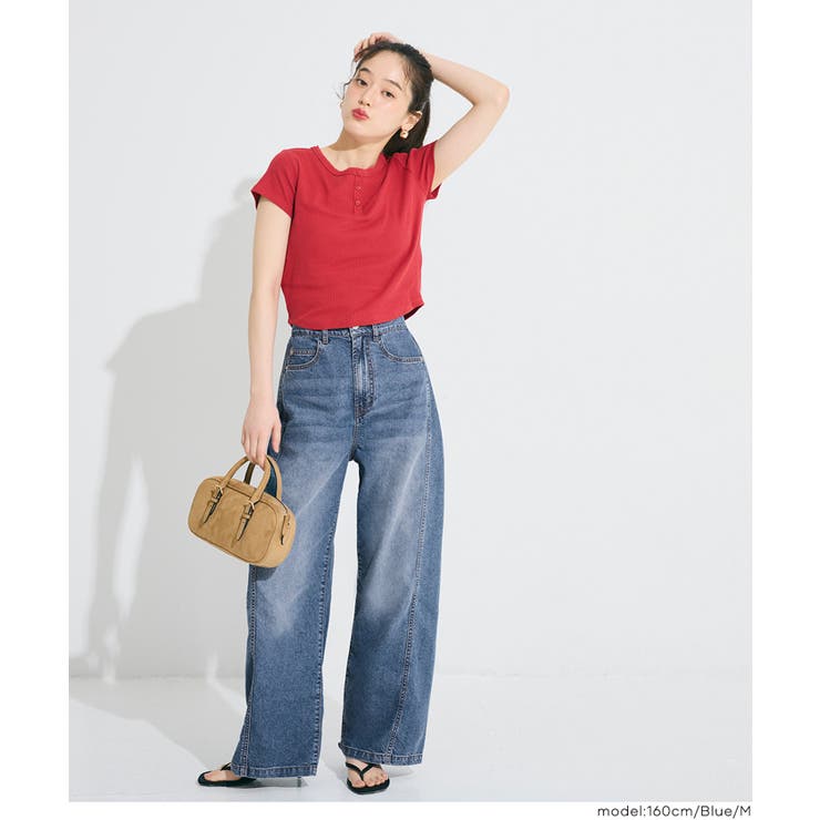 【SUMMER DENIM】こなれ感のあるシルエットが魅力のサマーデニムバギーカ… | coca | 詳細画像11 