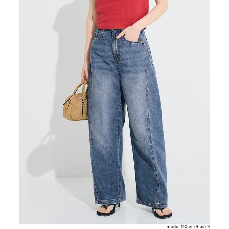 【SUMMER DENIM】こなれ感のあるシルエットが魅力のサマーデニムバギーカ… | coca | 詳細画像12 