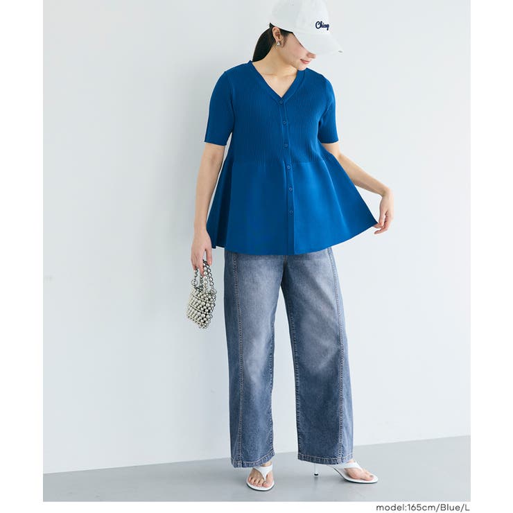 【SUMMER DENIM】こなれ感のあるシルエットが魅力のサマーデニムバギーカ… | coca | 詳細画像14 