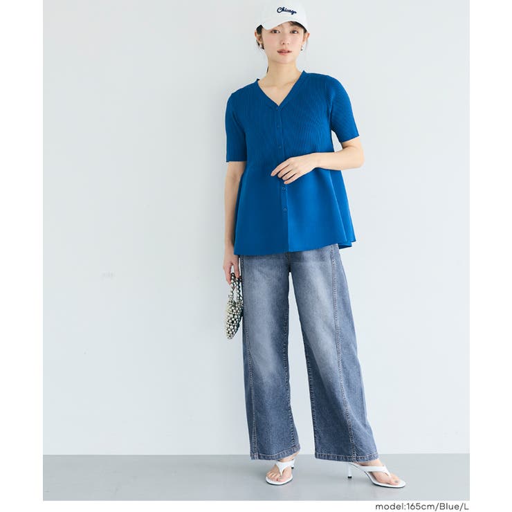 【SUMMER DENIM】こなれ感のあるシルエットが魅力のサマーデニムバギーカ… | coca | 詳細画像16 