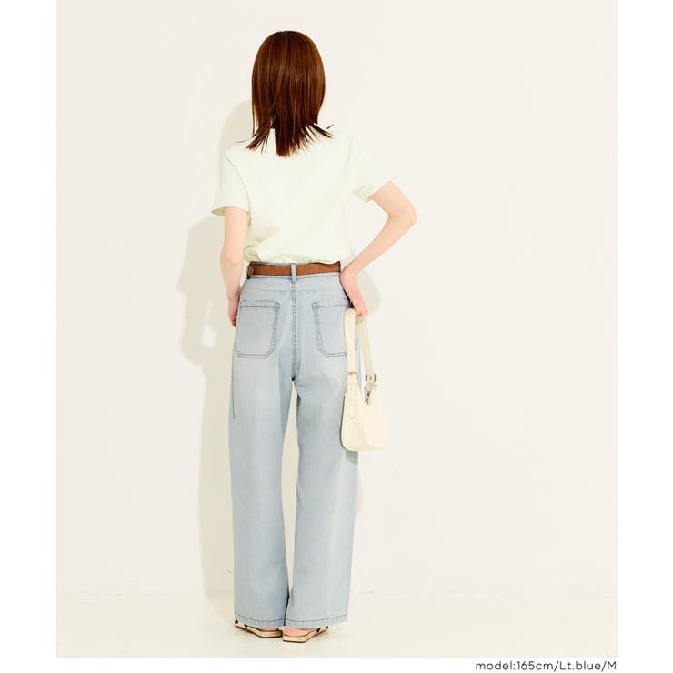 【SUMMER DENIM】こなれ感のあるシルエットが魅力のサマーデニムバギーカ… | coca | 詳細画像7 