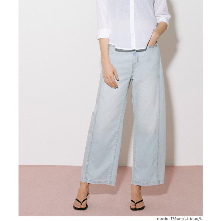 【SUMMER DENIM】こなれ感のあるシルエットが魅力のサマーデニムバギーカ… | coca | 詳細画像8 