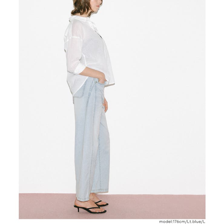 【SUMMER DENIM】こなれ感のあるシルエットが魅力のサマーデニムバギーカ… | coca | 詳細画像9 