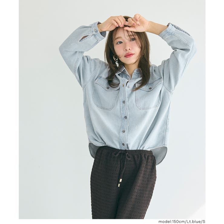 オーバーサイズデニムシャツ | coca | 詳細画像12 