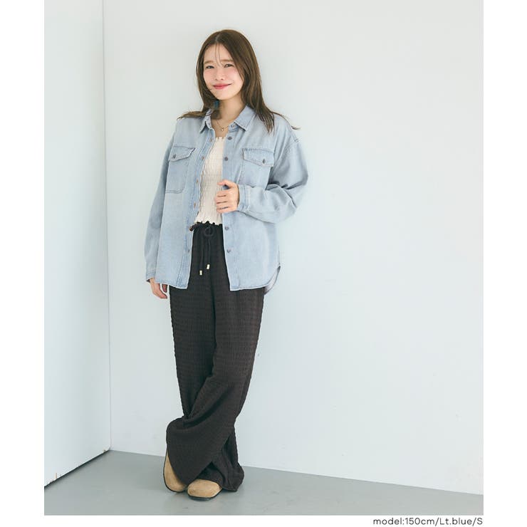 オーバーサイズデニムシャツ | coca | 詳細画像7 