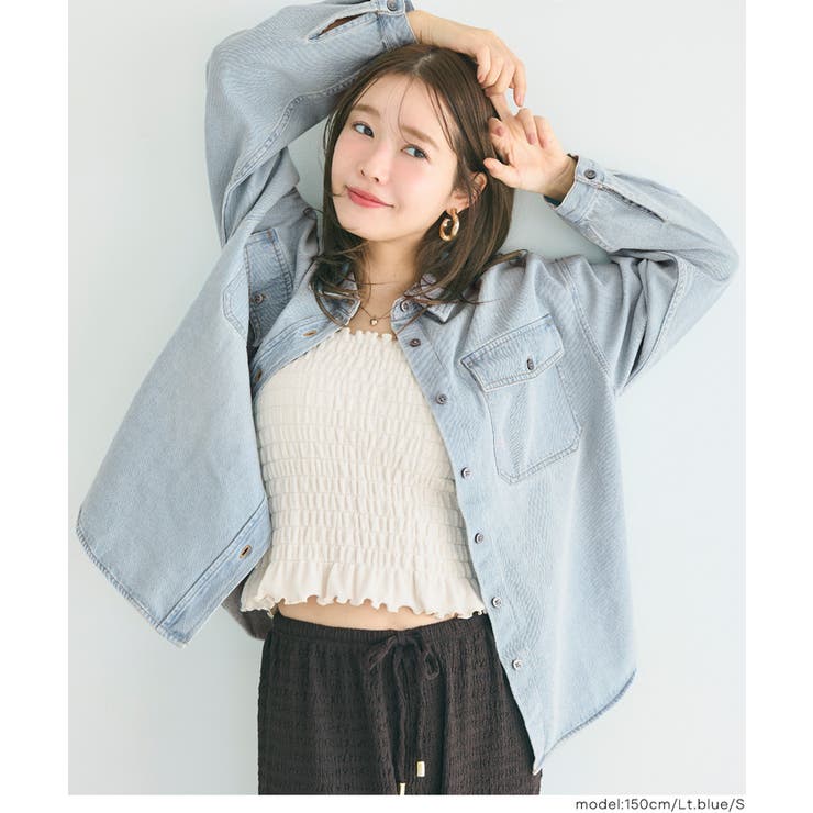 オーバーサイズデニムシャツ | coca | 詳細画像10 