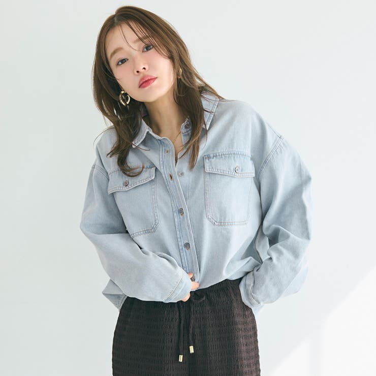 オーバーサイズデニムシャツ | coca | 詳細画像1 