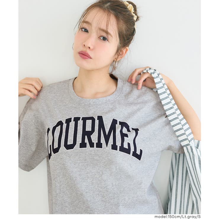 テールカットカレッジビッグTシャツ レディース | coca | 詳細画像20 