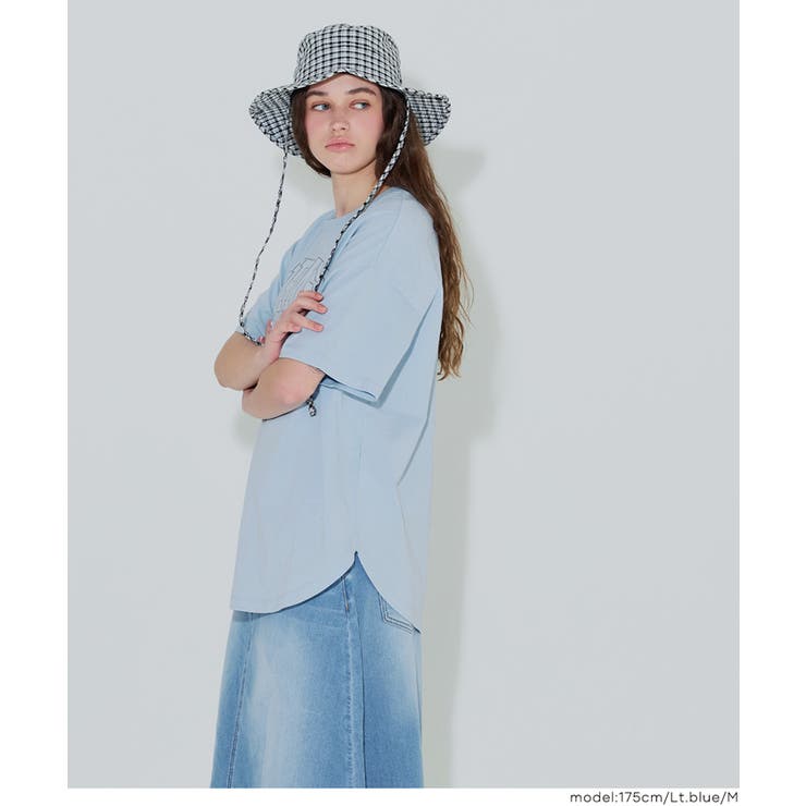 テールカットカレッジビッグTシャツ レディース | coca | 詳細画像22 