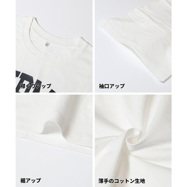 テールカットカレッジビッグTシャツ レディース | coca | 詳細画像26 