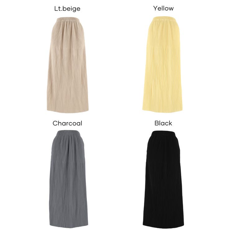 【DAILY WARM】裏起毛ランダムリブロングIラインスカート | coca | 詳細画像24 