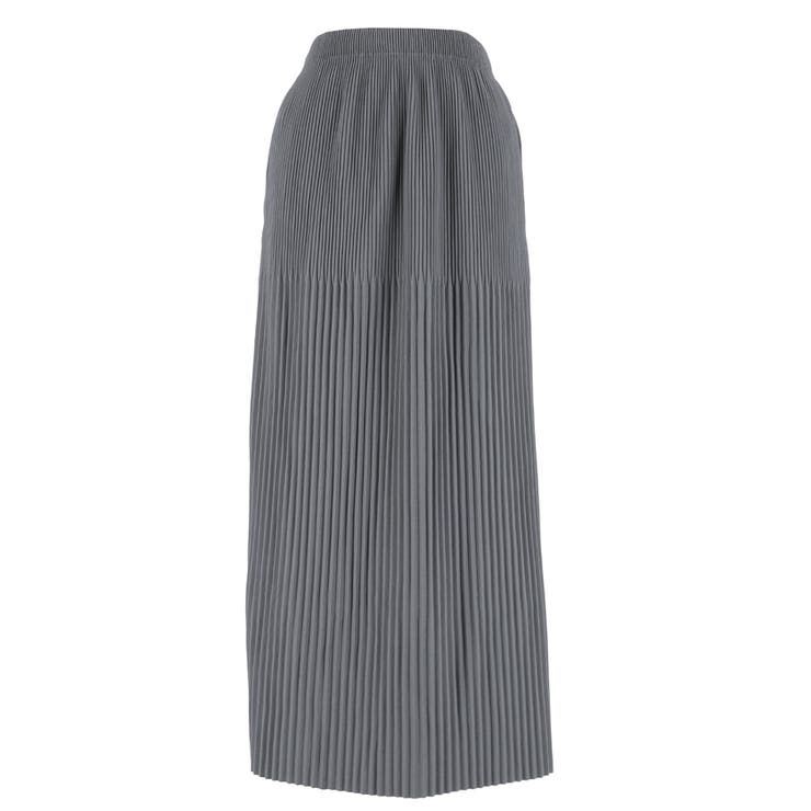 【DAILY WARM】裏起毛ランダムリブロングIラインスカート | coca | 詳細画像4 