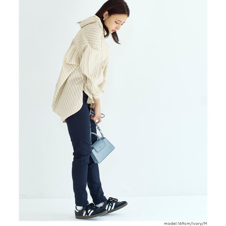 サッと着れて着映えする 袖シャーリングシャツ | coca | 詳細画像12 