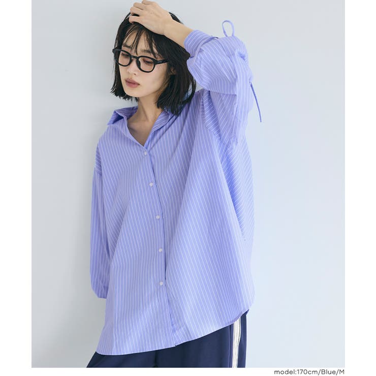 サッと着れて着映えする 袖シャーリングシャツ | coca | 詳細画像9 