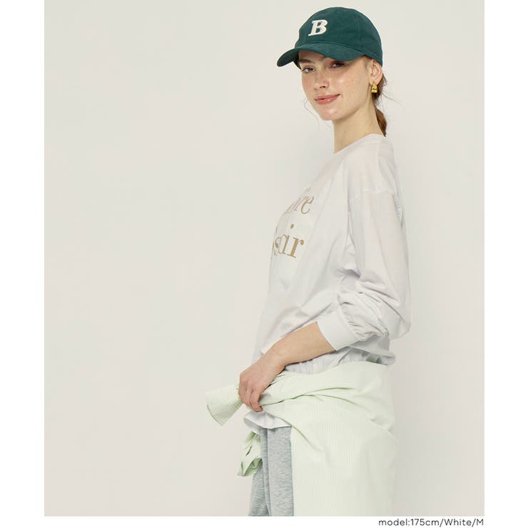 コットンビッグシルエットロゴTシャツ | coca | 詳細画像17 