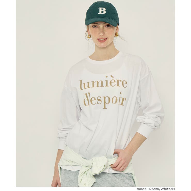 コットンビッグシルエットロゴTシャツ | coca | 詳細画像19 