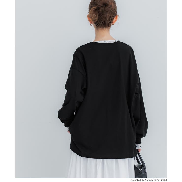 コットンビッグシルエットロゴTシャツ | coca | 詳細画像22 