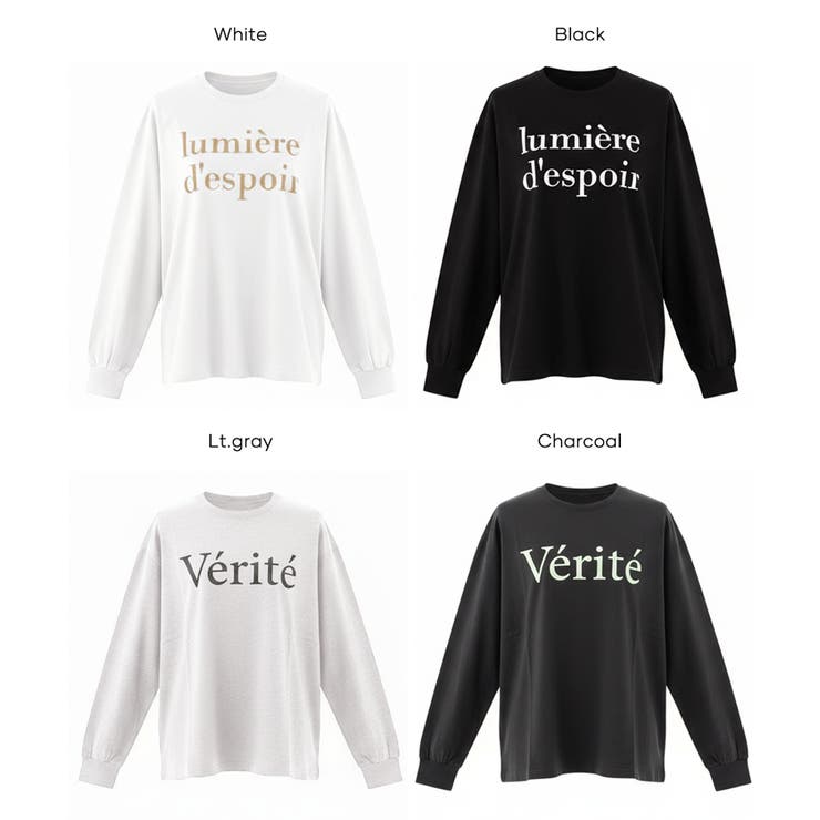 コットンビッグシルエットロゴTシャツ | coca | 詳細画像25 