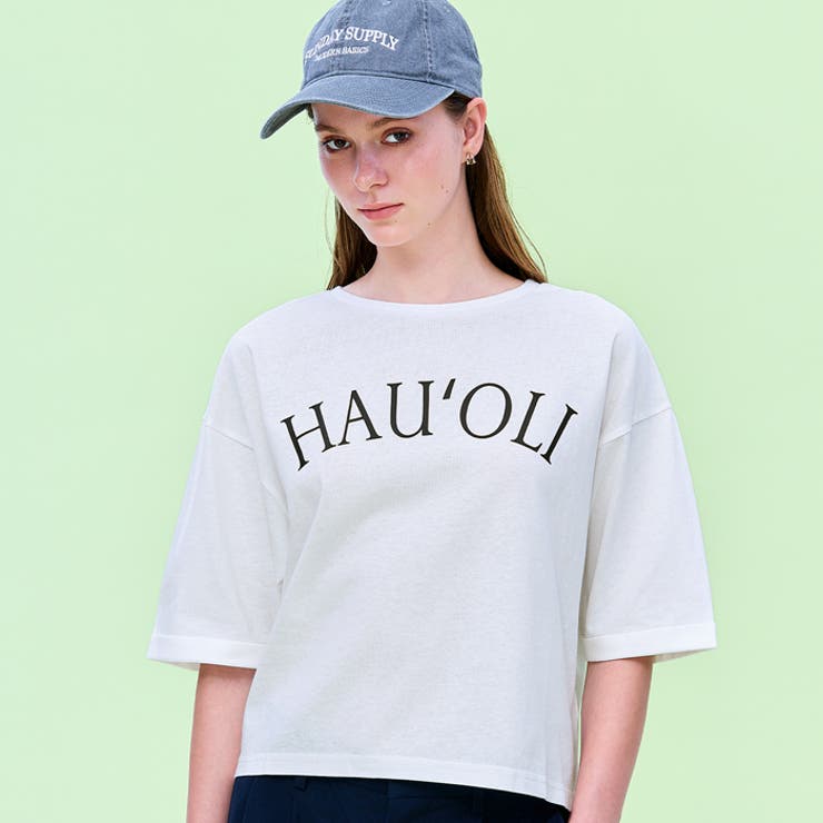袖ロールアップバックチャームTシャツ | coca | 詳細画像1 