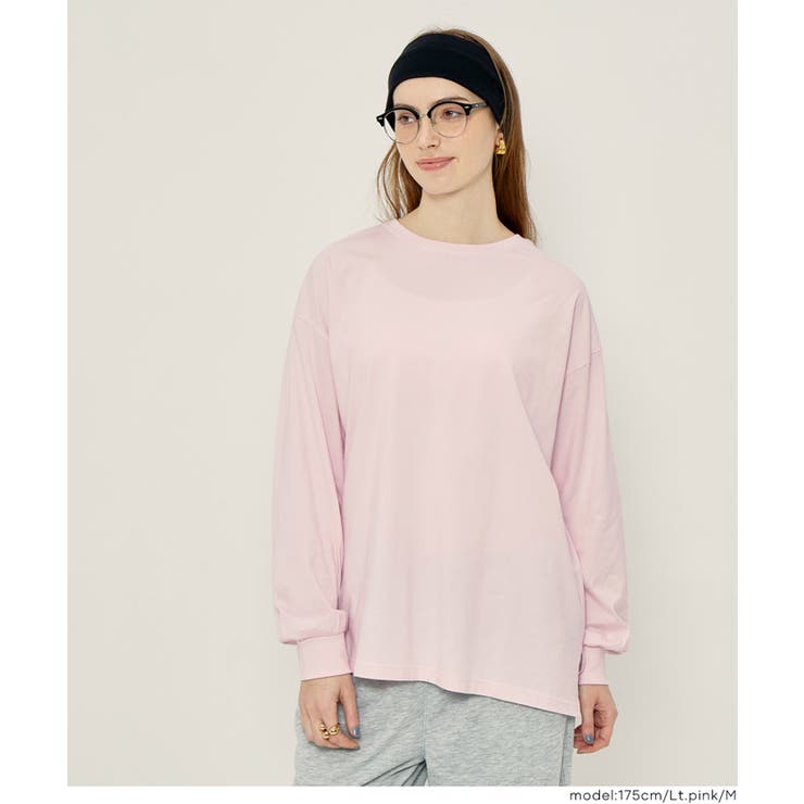 [Lt.Pink] | コットンビッグシルエットTシャツ | coca