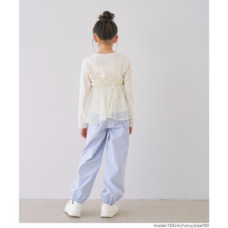 ドットチュールがガーリーなドットチュールビスチェ | coca | 詳細画像4 