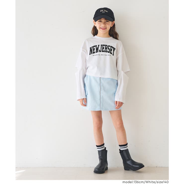 袖スリット長袖Tシャツ キッズ | coca | 詳細画像5 