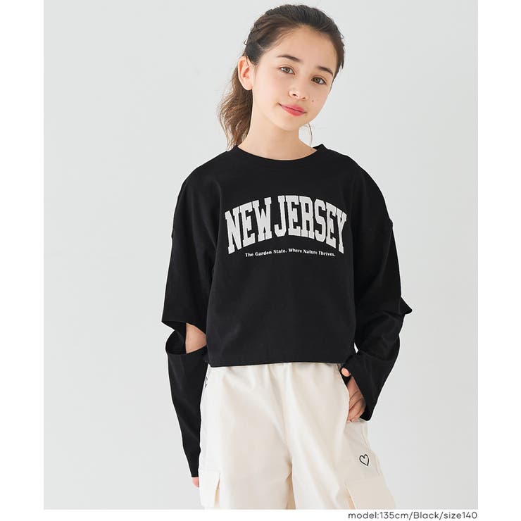 袖スリット長袖Tシャツ キッズ | coca | 詳細画像8 