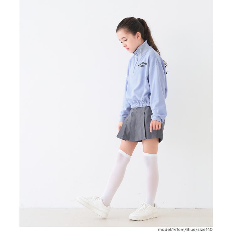 ハーフジップスウェットトップス キッズ | coca | 詳細画像12 