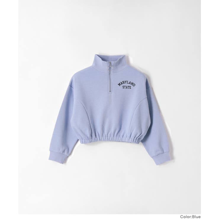 ハーフジップスウェットトップス キッズ | coca | 詳細画像14 